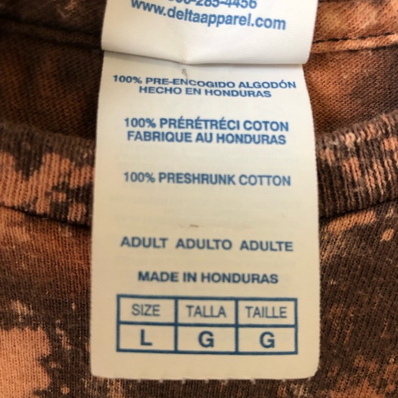 Upcycled bleach dye Nasa tee shirt L - Picture 5 of 5